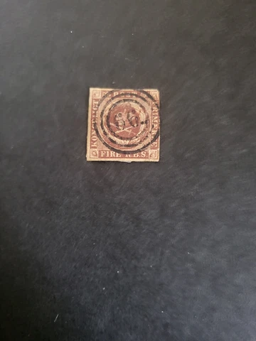 Stamps Denmark Scott #2 used Cover