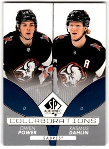 2022-23 SP Authentic Collaborations Owen Power/Rasmus Dahlin #C-11 - Picture 1 of 2