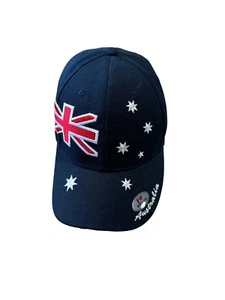 Australia Baseball Hat Cap Blue Ensign Flag Stars Patriotic Adjustable - Picture 1 of 7
