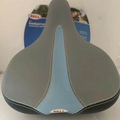 Sillín de vinilo Bellisima grande cómodo en forma de asiento de bicicleta suave para montar bicicleta Foto 1 de 4