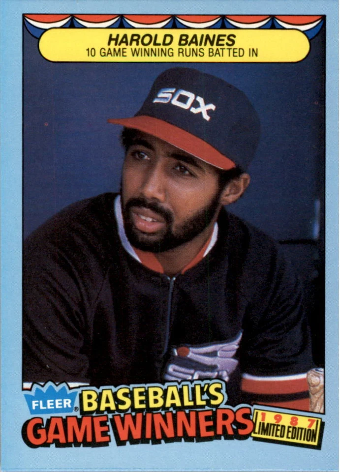 1987 Fleer Game Winners Baseball Card Pick - Image 1 of 1