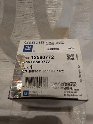 Genuine ACDelco For GMC Safari 1996-2005 Drive Belt Idler Pulley | Plastic Black Foto 1 de 3