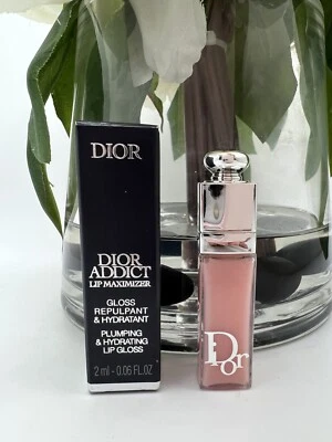 DIOR ADDICT Lip Maximizer 001 Pink  2mL/0.06 fl oz Sample Mini Size - Image 1 of 2