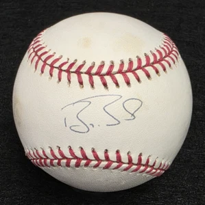 Raro BARRY BONDS Firmado Oficial MLB Béisbol-PITTSBURGH PIRATES-GIANTS-JSA - Imagen 1 de 9