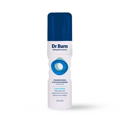 Dr Burn hydrogel Burn Relief Spray 125m Soothes, Cools & relieves burns & scalds - Image 1 of 3