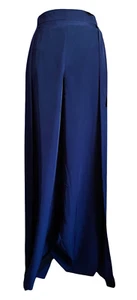 Newport News Navy Wide Leg Retro High Waisted Career Retro Vintage Dress Pants - Picture 1 of 12