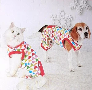 Pijama para mascotas Wondershop triángulos multicolores extra pequeño XS hasta 10 lb perro gato - Imagen 1 de 3
