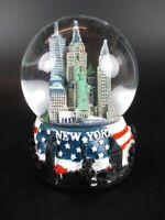 New York Schneekugel Freedom Tower,Empire,Liberty,Chrysler,9 cm Souvenir,Neu