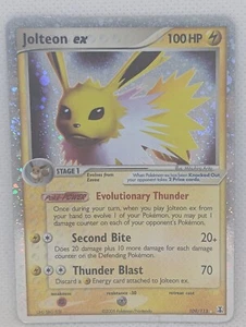 Jolteon ex 109/113 Delta Species Holo Rare Pokemon TCG Nintendo eevee - Picture 1 of 3