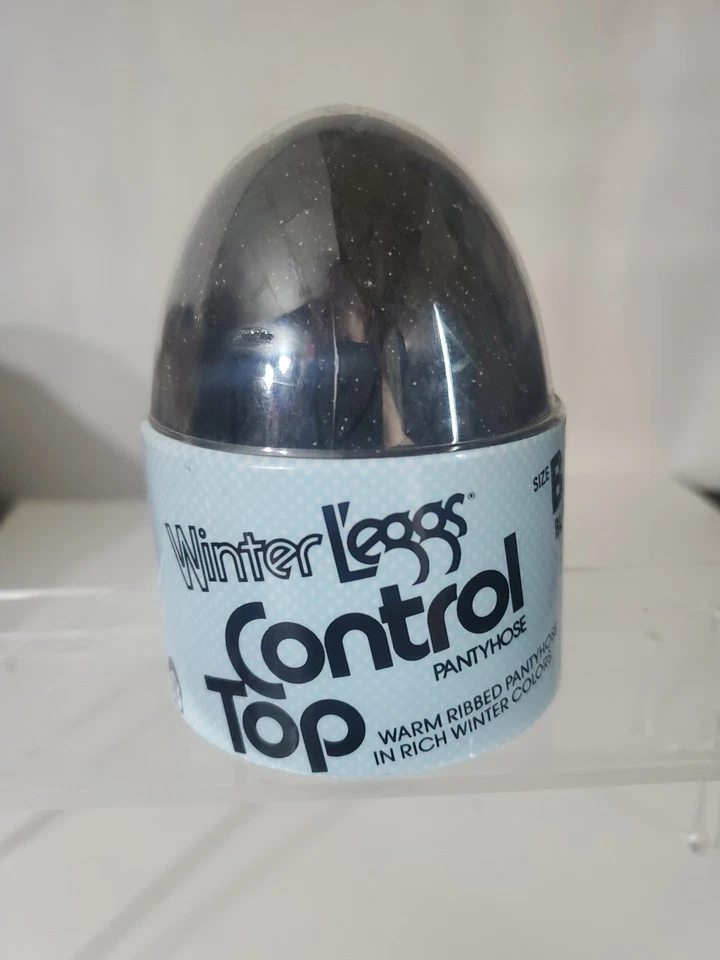 Winter L’eggs Nylons Ribbed Pantyhose Color Wine Size Q Egg Leggs