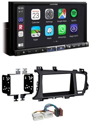 Alpine 2DIN DAB USB MP3 Bluetooth Autoradio für Kia Optima (ab 2012) - Bild 1 von 4