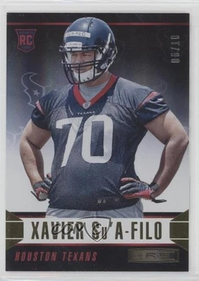 2014 Rookies & Stars Longevity Parallel Gold Team Logo /10 Xavier Su'A-Filo RC - Image 1 of 2
