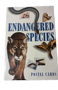 The Endangered Species 1996 Postal Card Book Item # 8934 New Sealed - Bild 1 von 4