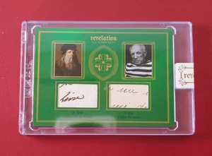 2025 Eternal Revelation Dual History Relics Leonardo da Vinci/Pablo Picasso 5/5 - Picture 1 of 2