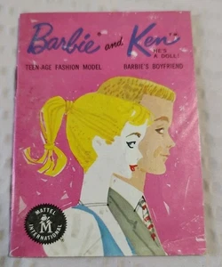 Catalogo libretto moda Barbie e Ken Mattel 1961 vintage - Foto 1 di 4