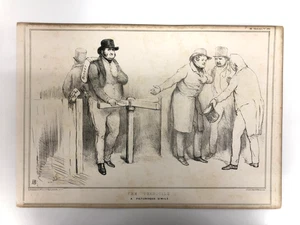 John Doyle Lithograph: THE TURNSTILE A PICTURESQUE SIMILE 1833 - Picture 1 of 9