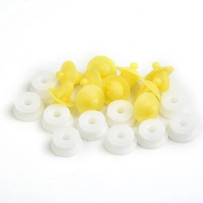 10pz Clip Fermare Parafango per Volvo C30 20082013 Bianco + Giallo Colore - Image 1 of 4