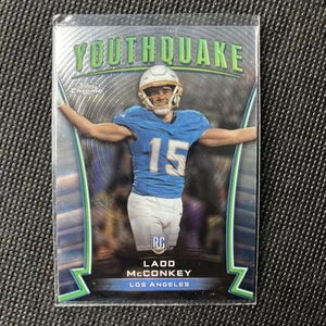 Ladd McConkey Youthquake Rookie 2024 Topps Chrome Los Angeles Chargers - Picture 1 of 2