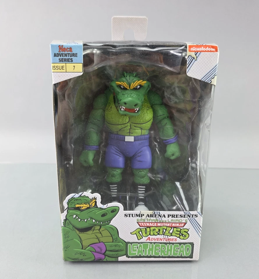 NECA TMNT Stump Arena Leatherhead Action Figure Eastman & Laird Adventure NEW - Image 1 of 4