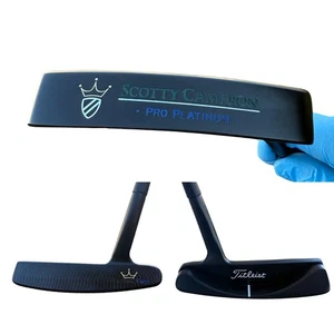 SCOTTY CAMERON PRO PLATINUM LAGUNA 2 ELITE BLACK PUTTER  35" BLACKED OUT SHAFT! - Picture 1 of 24