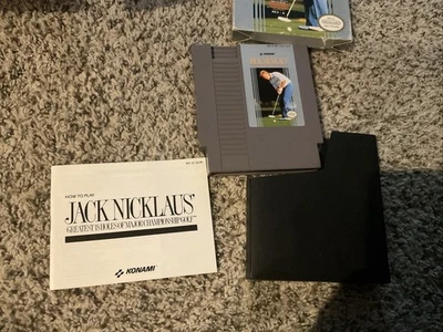 Jack Nicklaus' Championship Golf NES CIB Complete Box Manual 1989 - Image 1 of 4