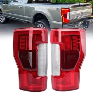 Pair Left+Right LED Tail Light W/Blind Spot For Ford F250 F350 2017-2018 2019 - Picture 1 of 15