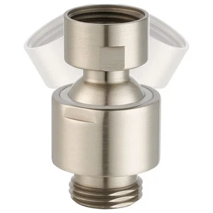 All Metal Shower Head Swivel Ball Joint Adapter, Solid Brass Adjustable Showe... - Picture 1 of 8