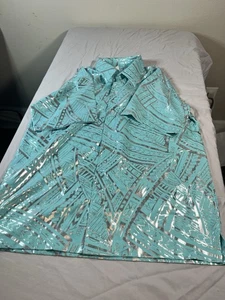 Reyn Spooner Hawaiihemd Teal Metallic M Herren Freizeit - Bild 1 von 6