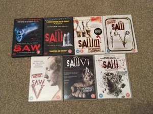 SAW THE FINAL CUT 1-7 MOVIE COLLECTION SAW 1 2 3 4 5 6 7 - Picture 1 of 2