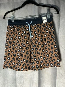 Cotton: On Kids Benny Boardshorts Swimwear- Animal Print- Size 13-14 - Picture 1 of 3