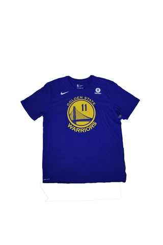 NIKE GOLDEN STATE WARRIORS #11 THOMPSON MENS SIZE XL BLUE / YELLOW Cover