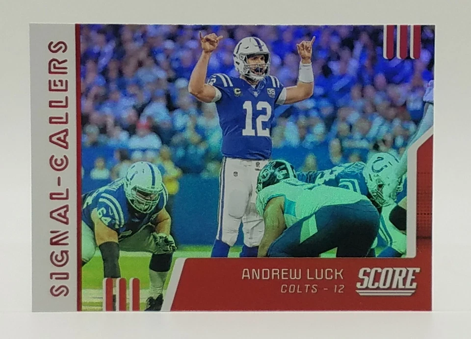 2019 Score Andrew Luck Red Parallel Signal Caller #SC-17 Indianapolis Colts 🔥🔥 - Image 1 of 2