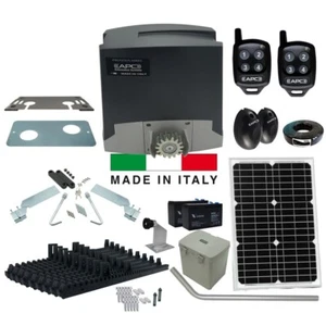 Extra Heavy Duty 24V Italian Made Standalone Solar Sliding upto 10m Gate Opener - Picture 1 of 10