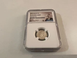 1999-S SILVER ROOSEVELT DIME NGC PF69 ULTRA CAMEO "PORTRAIT LABEL" - Picture 1 of 4