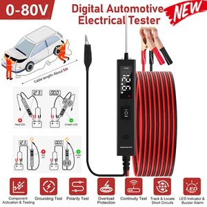 Digital Automotive Car Power Circuit Electrical Tester Probe Test Device System - Imagen 1 de 14