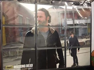 The Walking Dead S4 TERMINUS Rick and Carl Insert Set Z 1-9 in Plastic Sleeves - Picture 1 of 2