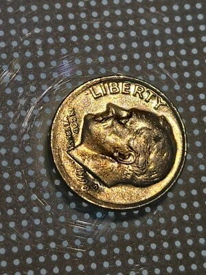 RARE 1990-P Roosevelt Dime--Edge Error - Image 1 of 4