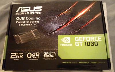 ASUSTek NVIDIA Geforce GT1030 2GB GDDR5 Graphics Card (GT1030-2G-CSM) NIB - Image 1 of 4