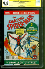 Amazing Spider Man 1 CGC SS 9.8 Tom Holland True Believers Ed Reprint 8/17