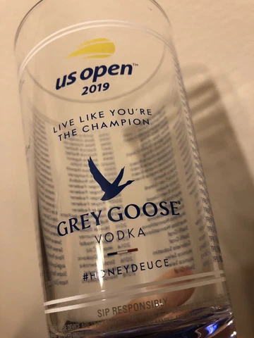 US Open 2019 Tennis Grey Goose Vodka Honey Deuce Cups Plastic Tumble NYC Event Cover
