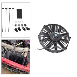 12" inch 12V 80W Slim Electric Fan Auto Radiator Cooling Push/Pull Universal UK - Picture 1 of 12
