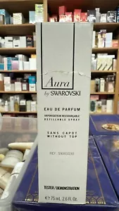 AURA BY SWAROVSKI NACHFÜLLBAR EAU DE PARFUM SPRAY DAMEN 2,6 OZ 75 ML SELTEN - TESTR - Bild 1 von 3