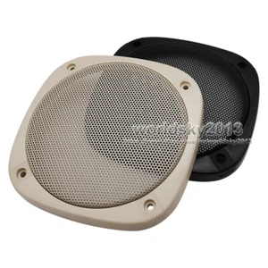 1 Stck. 5" Zoll Quadrat Lautsprecher Gitter Abdeckung Dekorativ Kreis Metallgitter 137x137 mm - Bild 1 von 9
