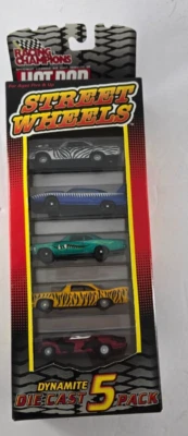 Racing Champions 1998 Hot Rod Street Wheels Dynamite упаковка 5 шт. - Изображение 1 из 4