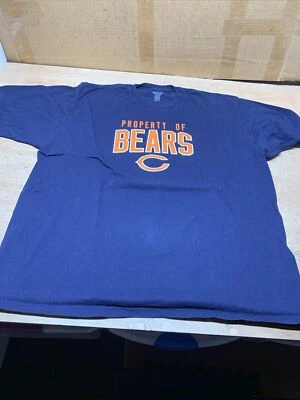 Camiseta vintage para hombre Chicago Bears con logotipo deletreado XXL Reebok Foto 1 de 4