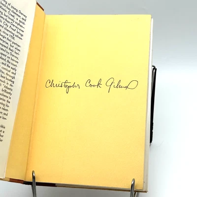 SIGNED Atlantic City Proof Christopher Gilmore 1978 First Edition HC DJ Crime No Foto 1 de 4