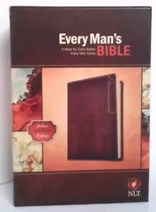 ✅ Every Man's Bible~New Living Translation~Deluxe Explorer Edition~Lederähnlich - Bild 1 von 11