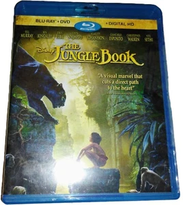 The Jungle Book (Blu-ray, DVD, 2016) Disney Movie 2 Disk Set Same Day Shipping! - Imagen 1 de 3