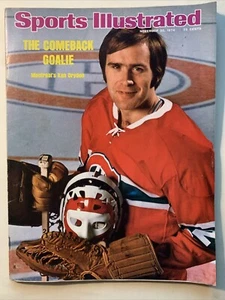 Ken Dryden November 25 1974 Sports Illustrated  No Label Montreal Canadiens - Bild 1 von 1
