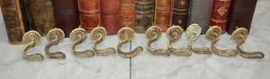 One Antique French Twisted Iron Screw In Hook Architectural Hardware 10 Avail - Picture 1 of 10